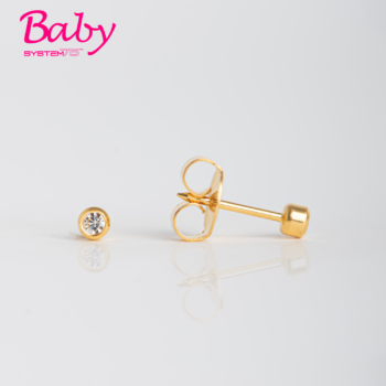 Baby System75 Bisel Cristal 2mm Bañado en Oro