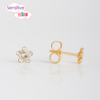Sensitive Kids Flor Cristal Bañado en Oro
