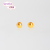 Sensitive Kids Bola 3mm Bañado en Oro