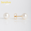 Sensitive Plus Perla 8mm Bañado en Oro